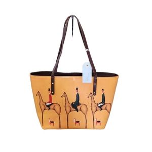 GIGI New York Horse Print Exclusive Hampton Classic Tote Handbag